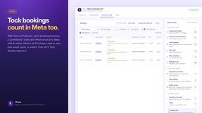Tock bookings on Full sync go to Meta with their value, as Purchase, Lead or your own event name.