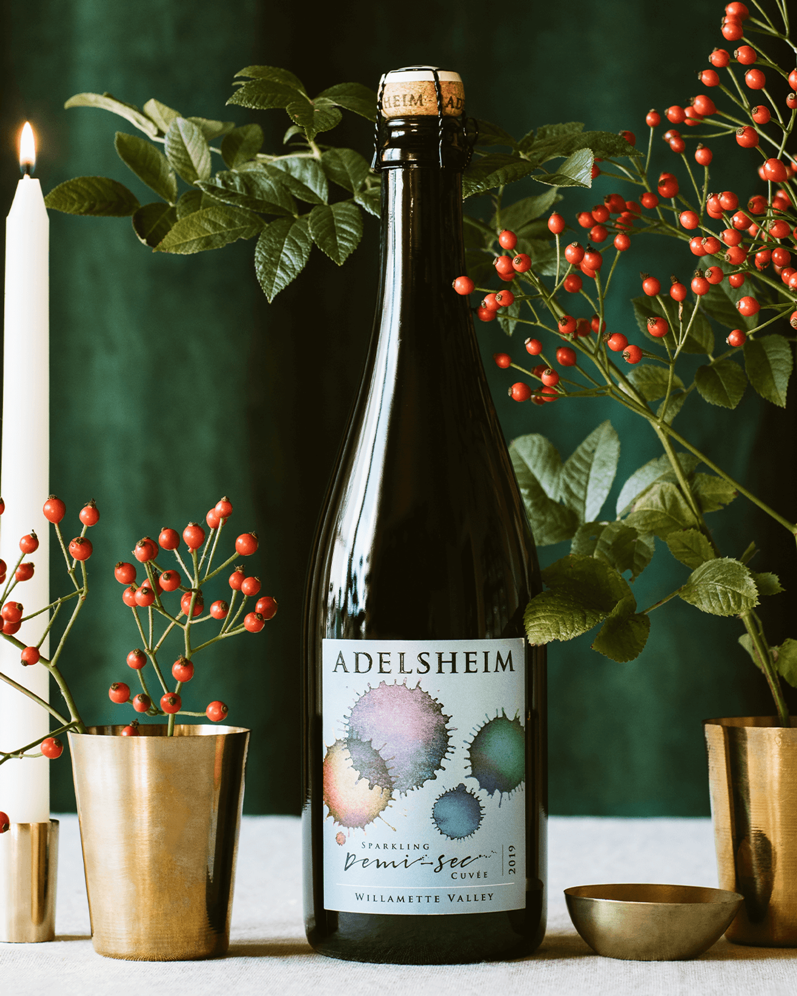 2021 Sparkling Demi-Sec Cuvée | Adelsheim Vineyard
