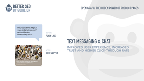 Improve text message displays