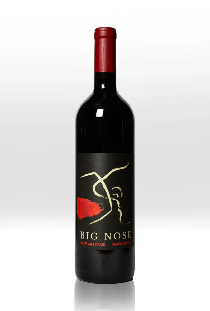 2019 Meritage wine bottle from Big Nose Winery