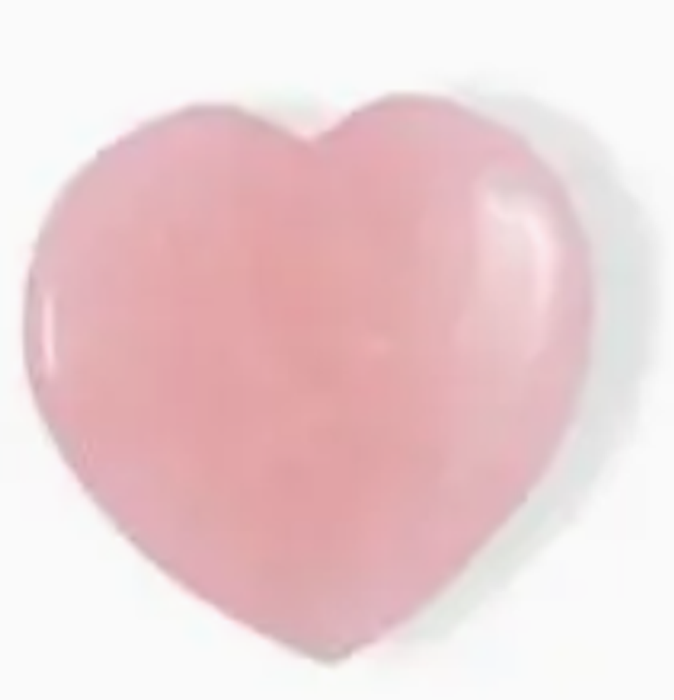 1607 Rose Quartz Heart