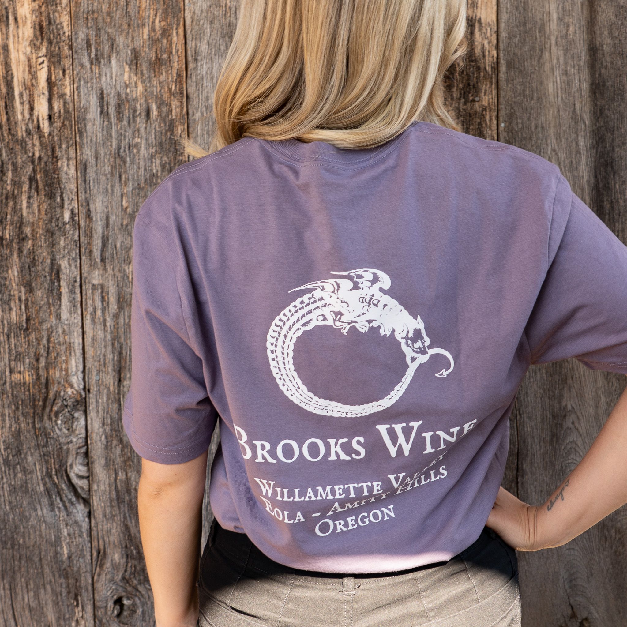 Purple Logo T-Shirts | Brooks Wine