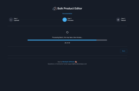 Live Feedback of Processing Batches