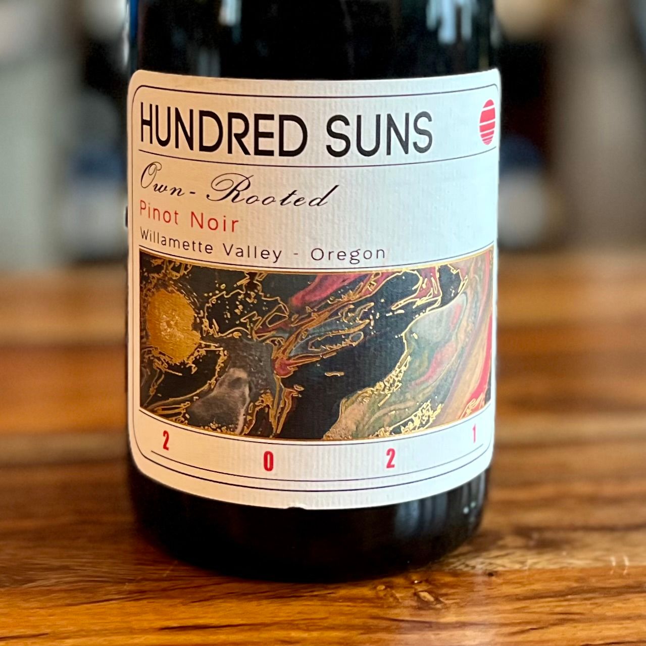 Hundred Suns Wine Own-Rooted Pinot Noir Willamette Valley 2021