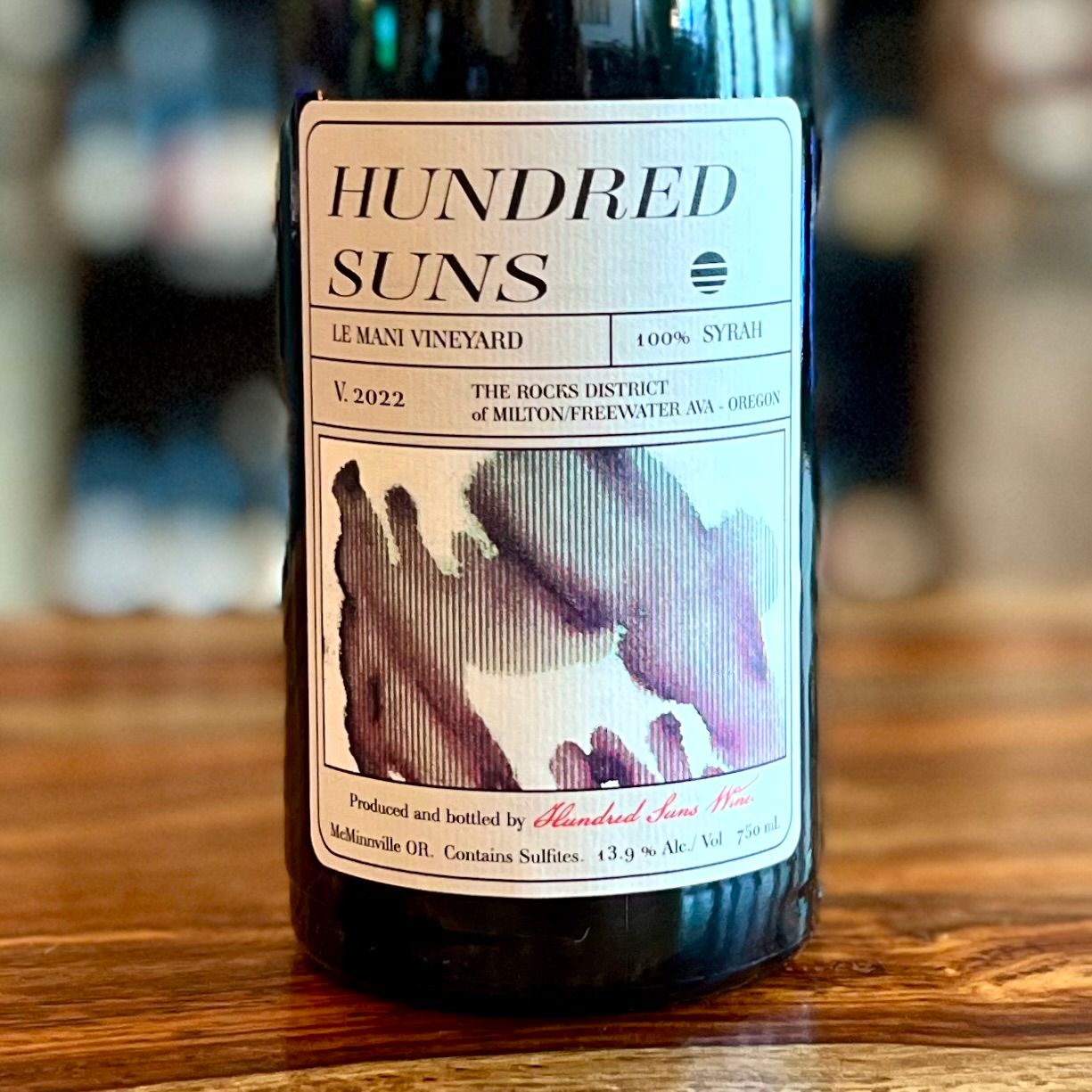 Hundred Suns 2022 Le Mani Vineyard Syrah
