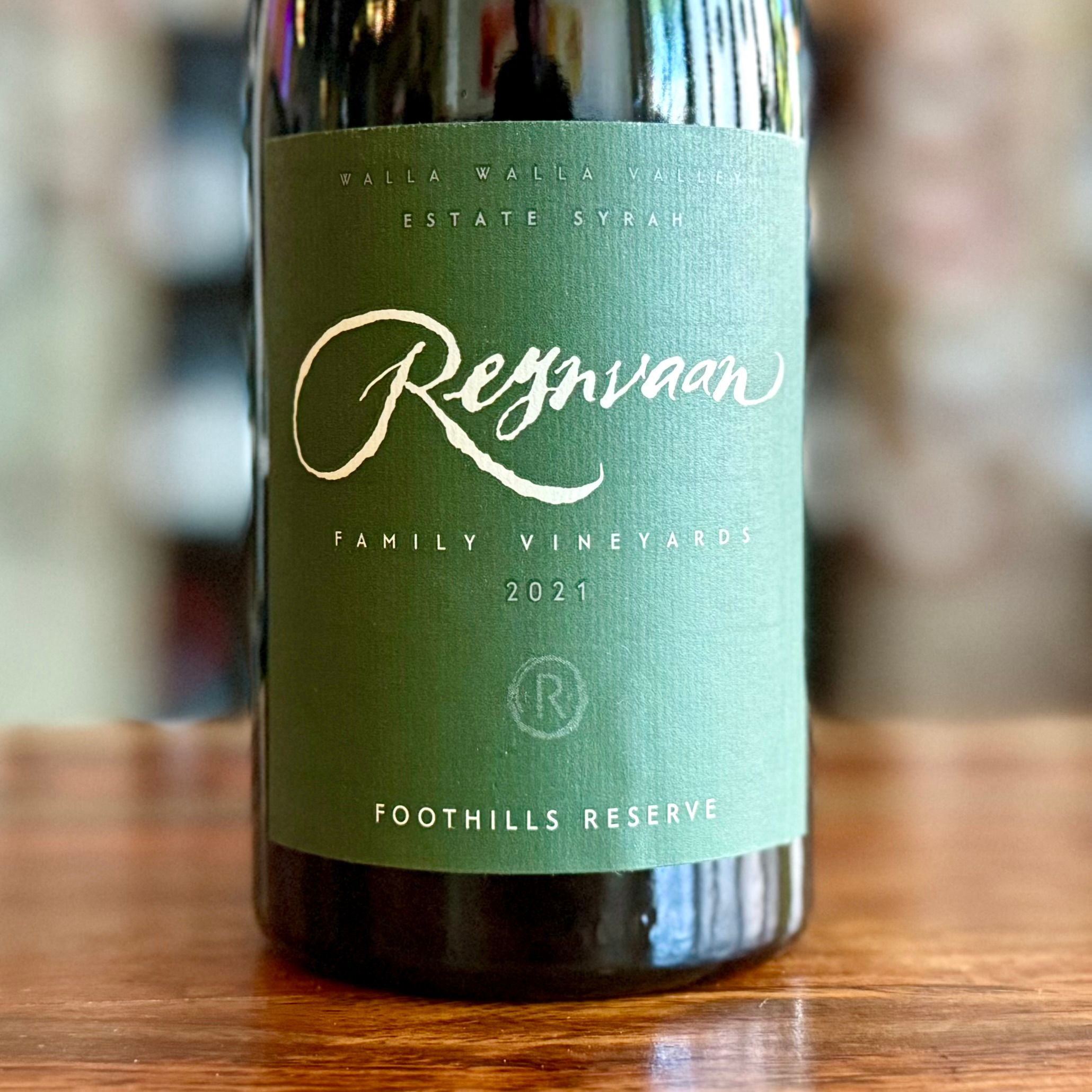 Reynvaan - 2021 - Foothills Reserve Syrah
