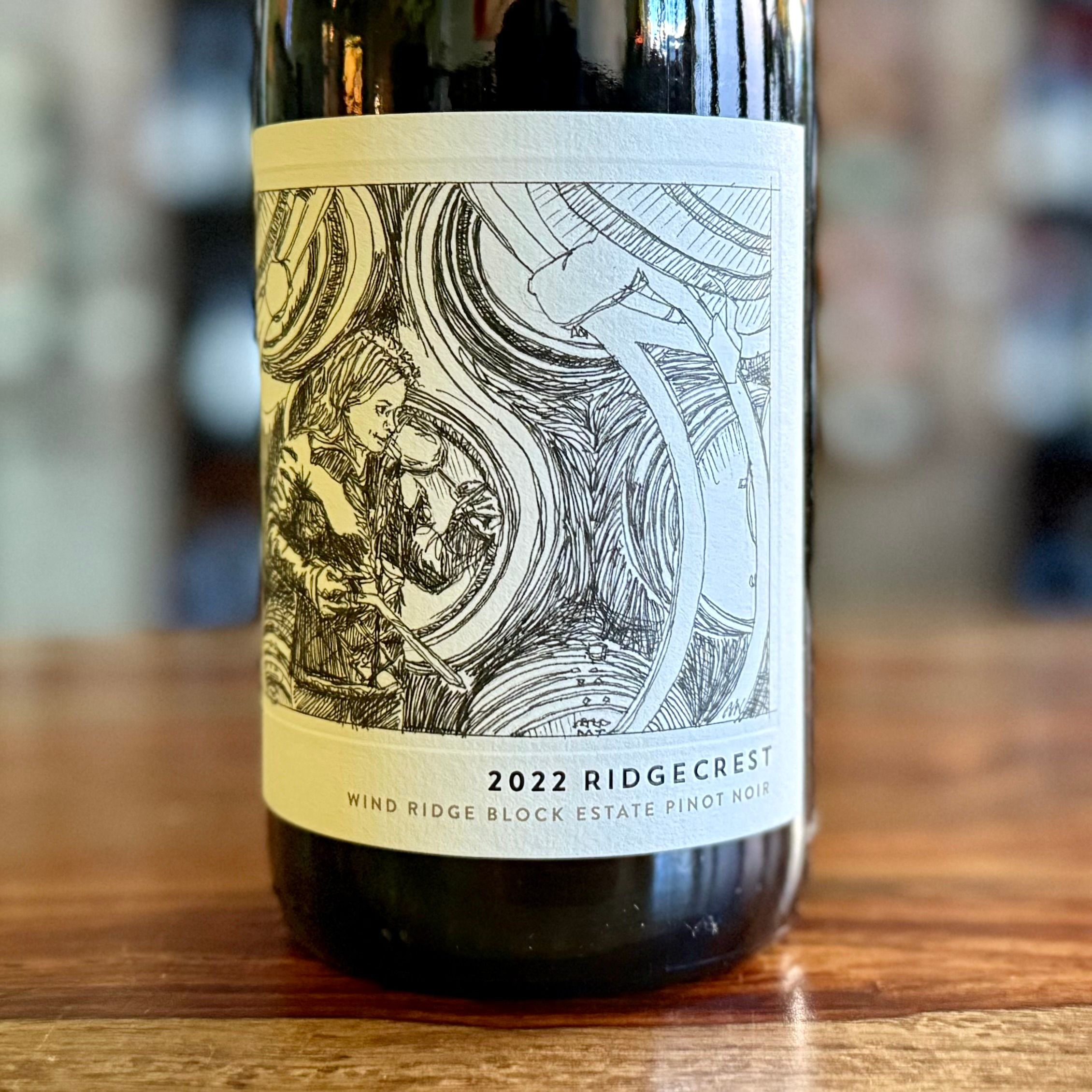 Ridgecrest 2022 Wind Ridge Block Estate Pinot Noir