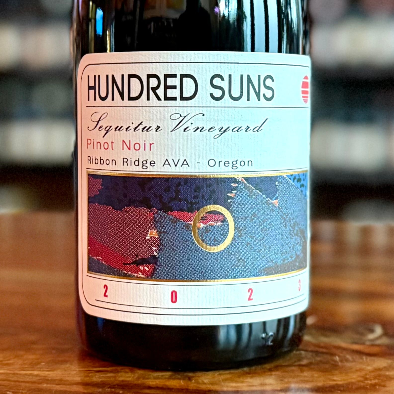 Hundred Suns 2023 Sequitur Vineyard Pinot Noir