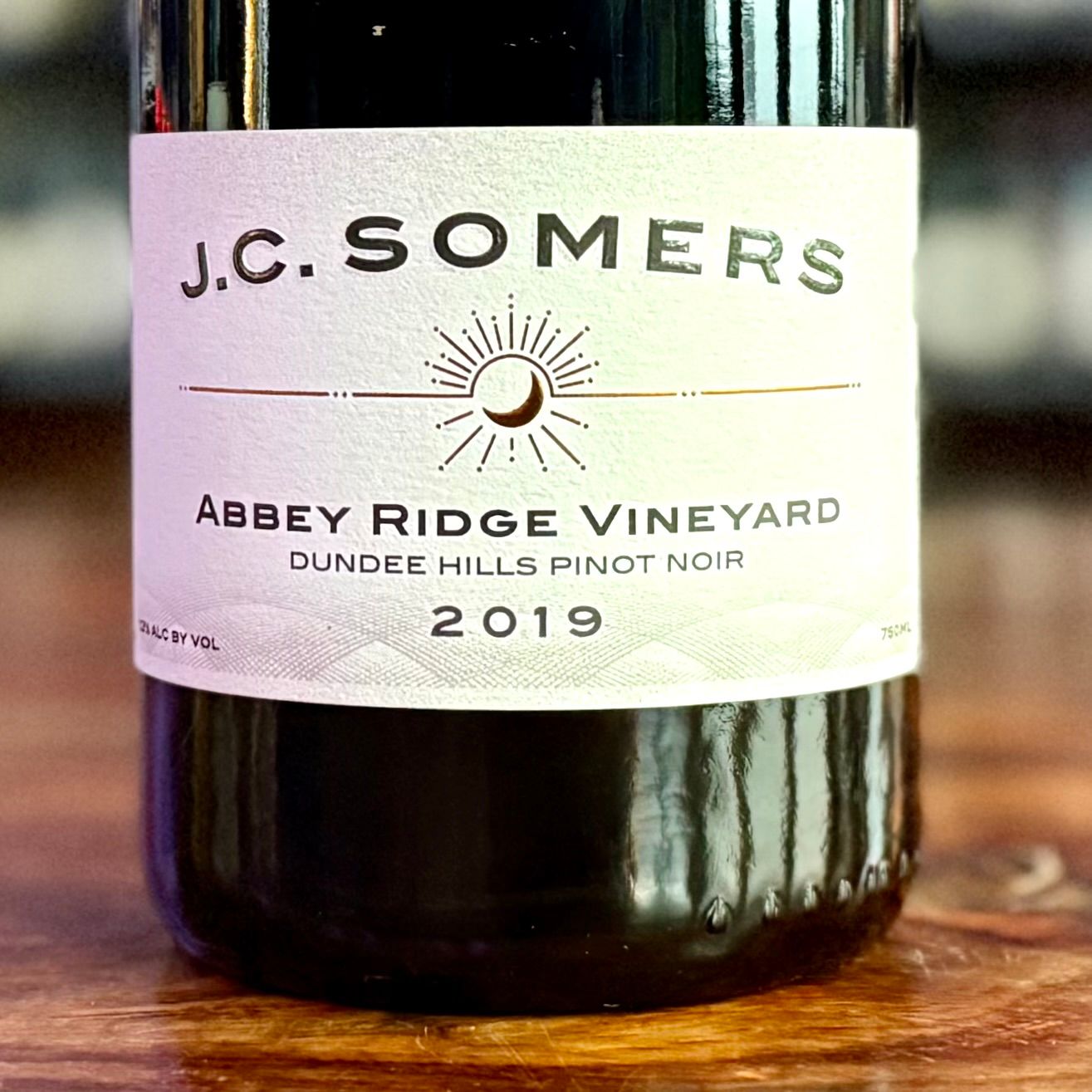 J C Somers - 2019 - Abbey Ridge Pinot Noir