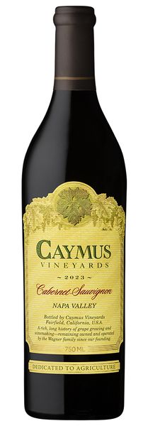 ‘22Caymus Vineyards Cabernet Sauvignon3L Caymus Vineyards California Cabernet Sauvignon 2022 750 ml.