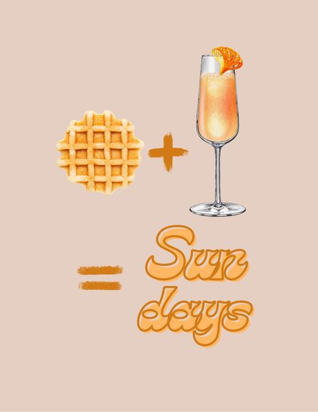 Mini Waffles & Mimosas