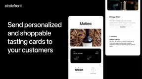 Send personalized and shoppable tasting cards to your customers
