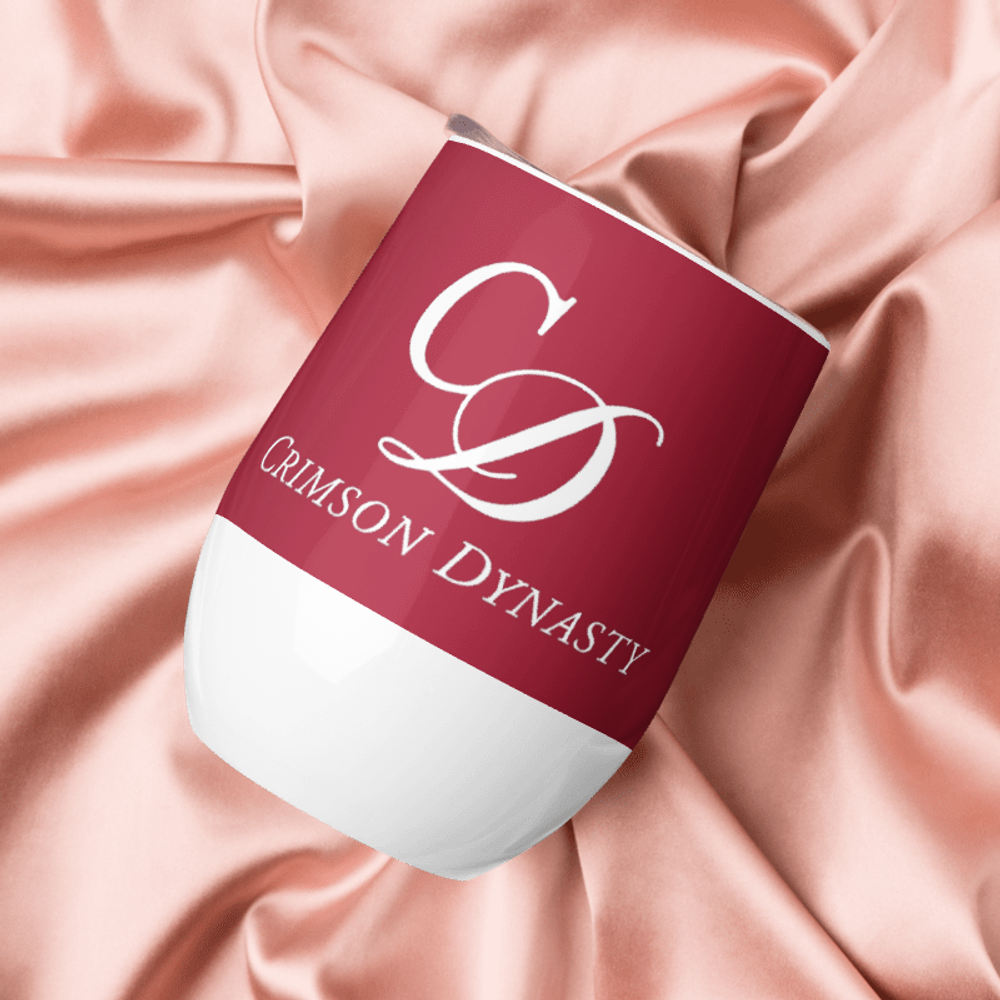 2 Custom 12oz. Insulated Stainless Steel Wine Tumblers