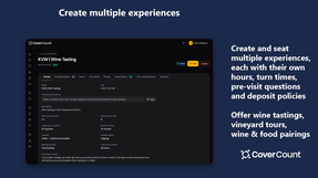 Create multiple experiences, and offer any of them at the same table.