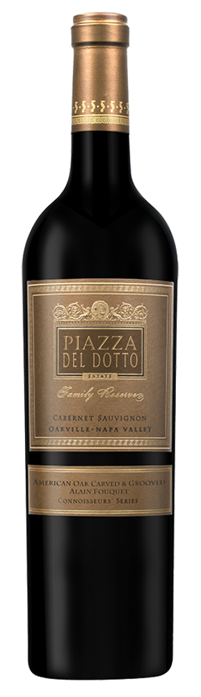 2024 Piazza Del Dotto Oakville Estate American Oak Fouquet Carved and Grooved Family Reserve Cabernet Sauvignon 750ml