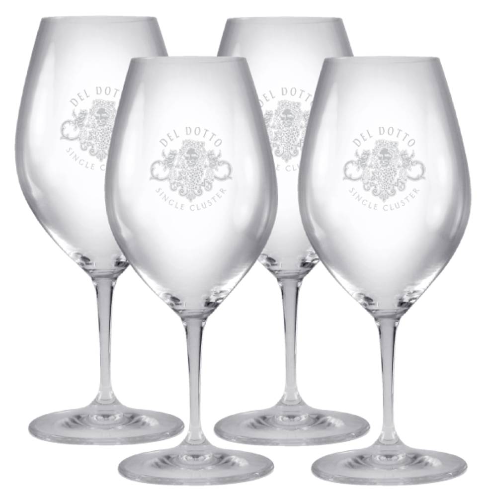 Glass Riedel Magnum w/Single Cluster Logo 35oz 4 Pack