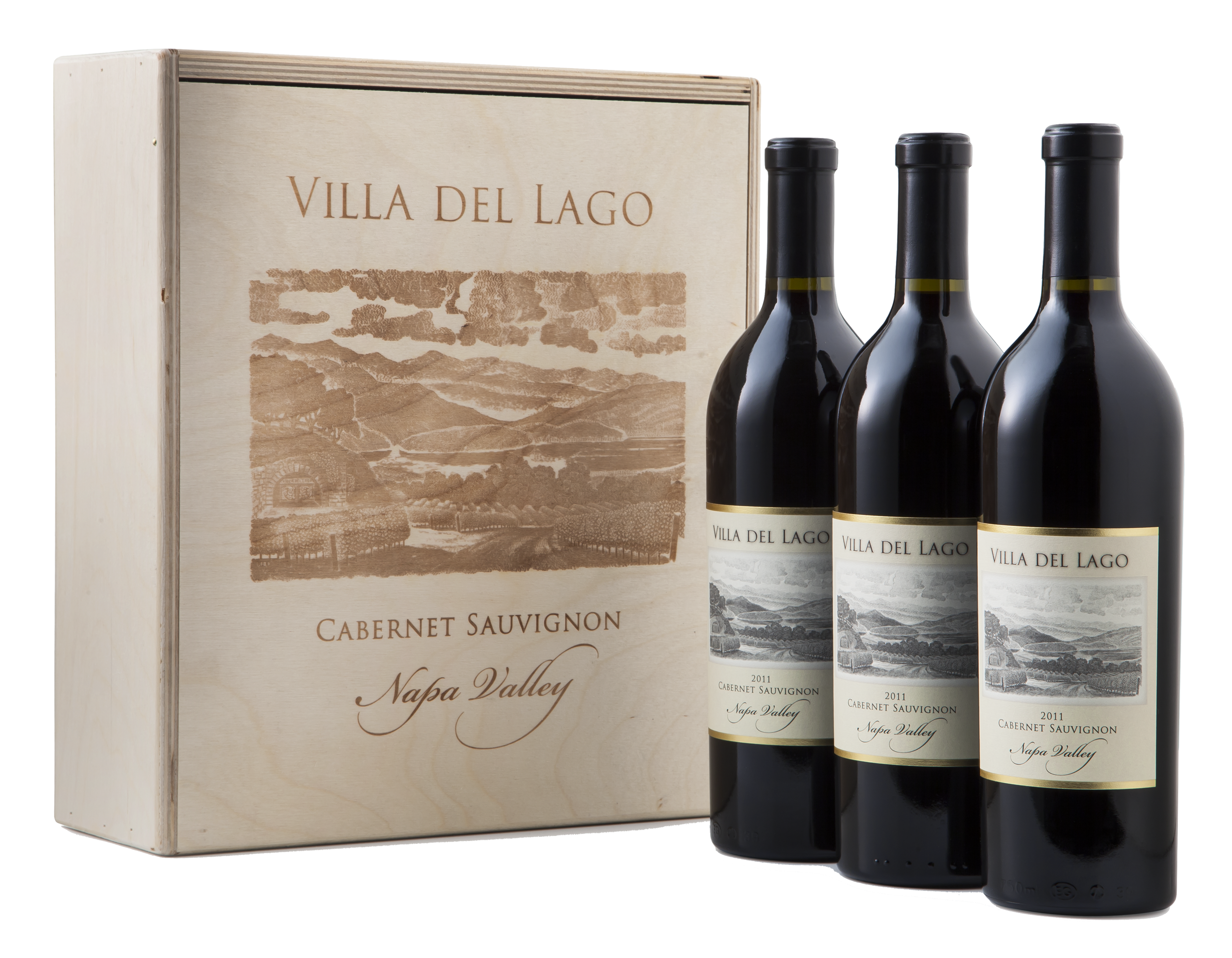 2021 Villa Del Lago Cabernet Sauvignon 3 Pack