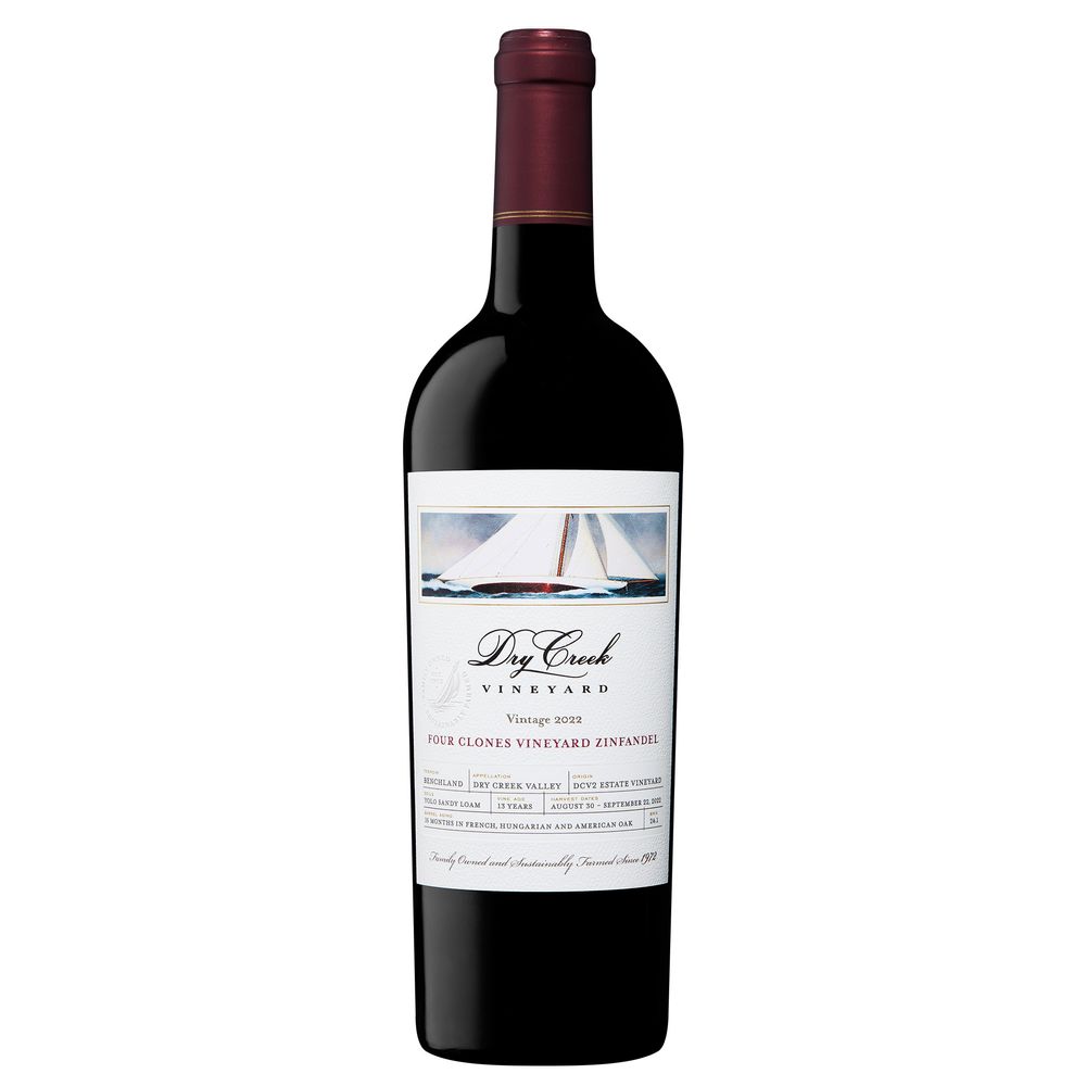 シャンパン 2022 Four Clones Vineyard Zinfandel | Shop Red Wine | Dry Creek