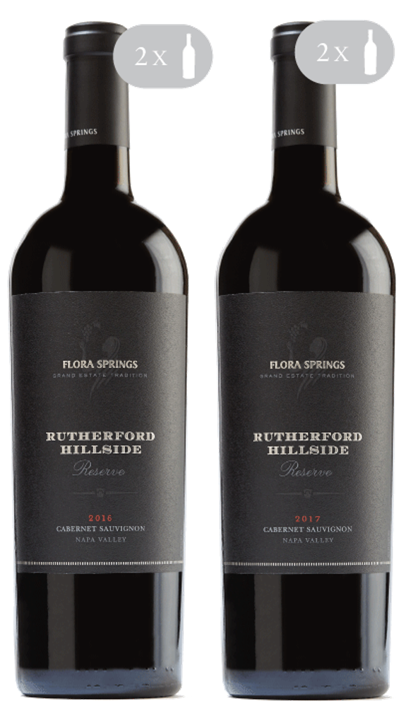 2016 and 2017 Rutherford Hillside Four Pack