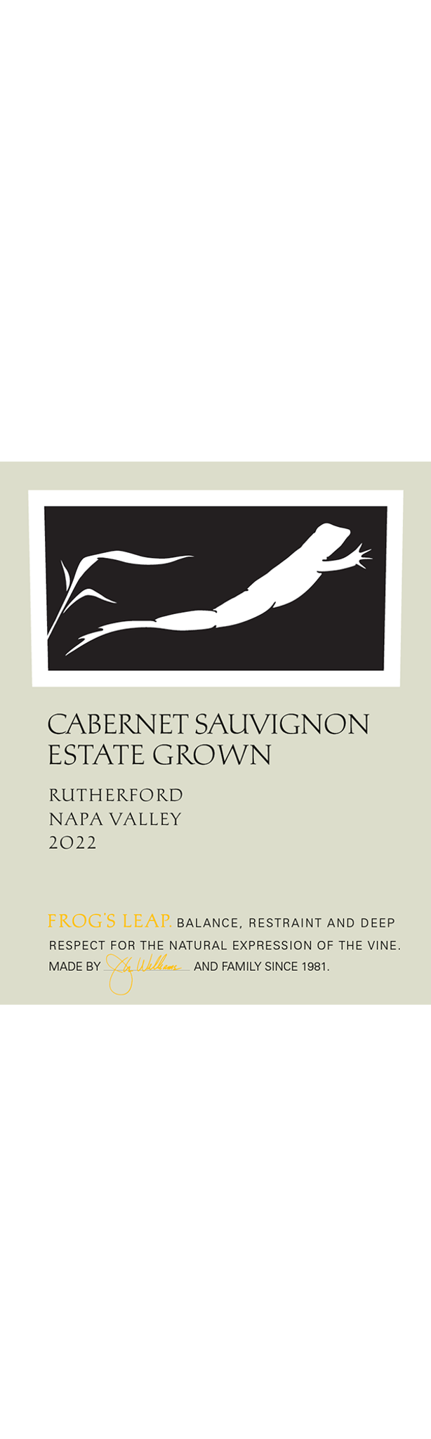 2022 Estate Grown Cabernet Sauvignon Magnum | Frog's Leap Winery