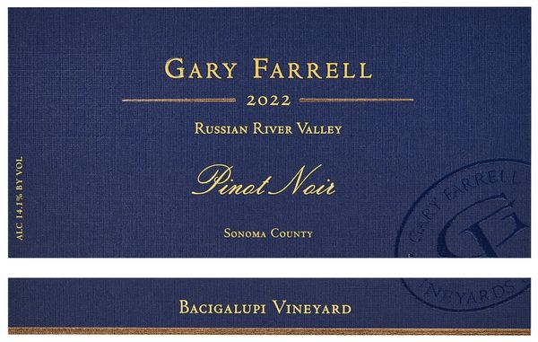 2022 Bacigalupi Vineyard Pinot Noir