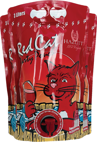 Red Cat 3L Pouches • Case | Hazlitt 1852 Vineyards