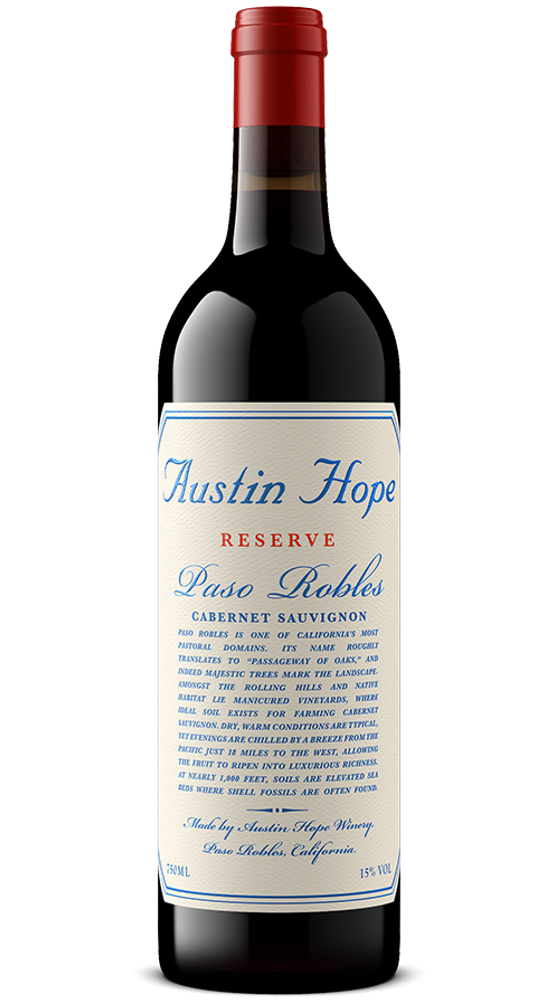 Austin Hope 2022 Paso Robles カべルネソーヴィニヨン Austin Hope Reserve Cabernet Sauvignon 2022 | Hope Family Wines
