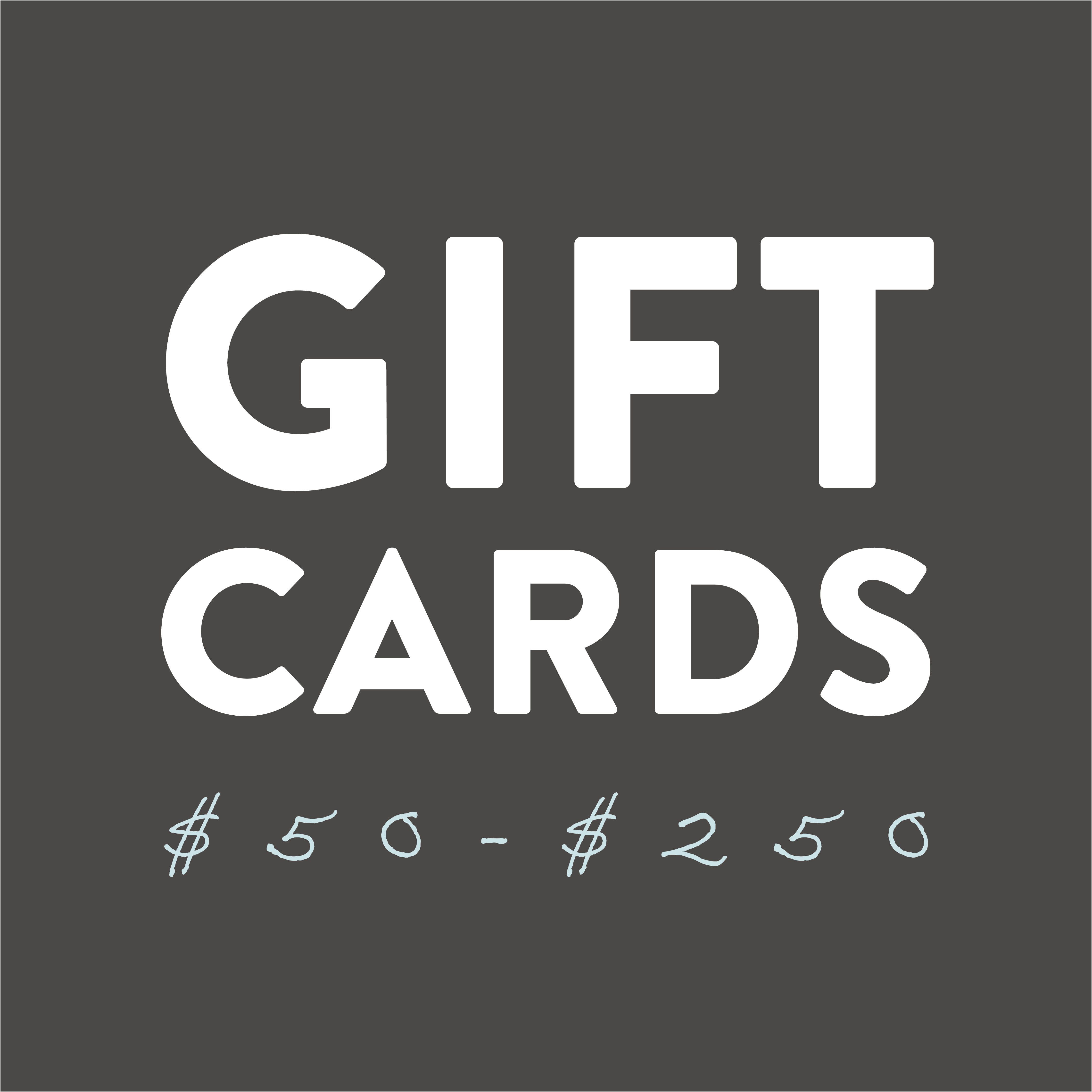 Physical Gift Card
