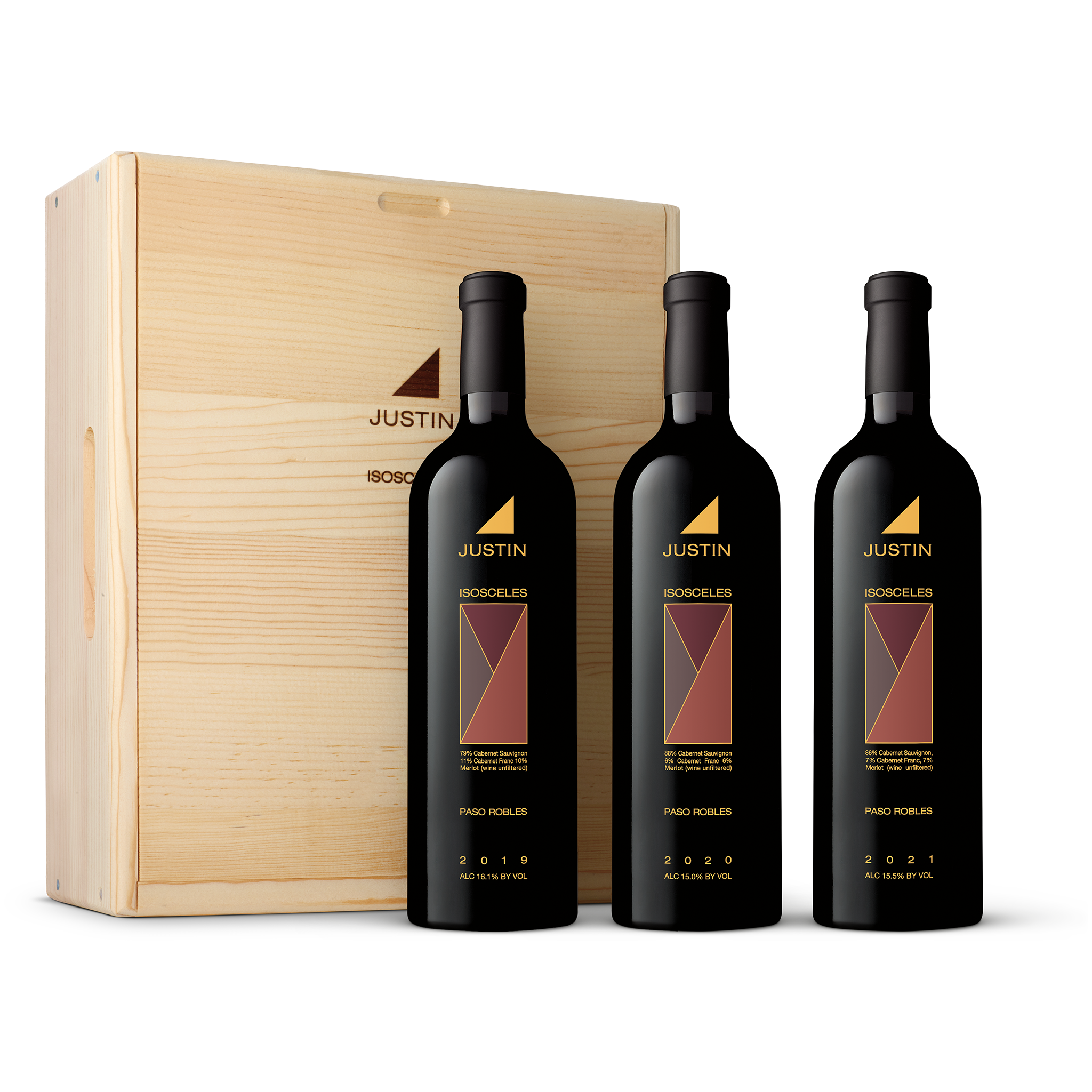 ISOSCELES Vertical 19, 20, 21 | JUSTIN Winery