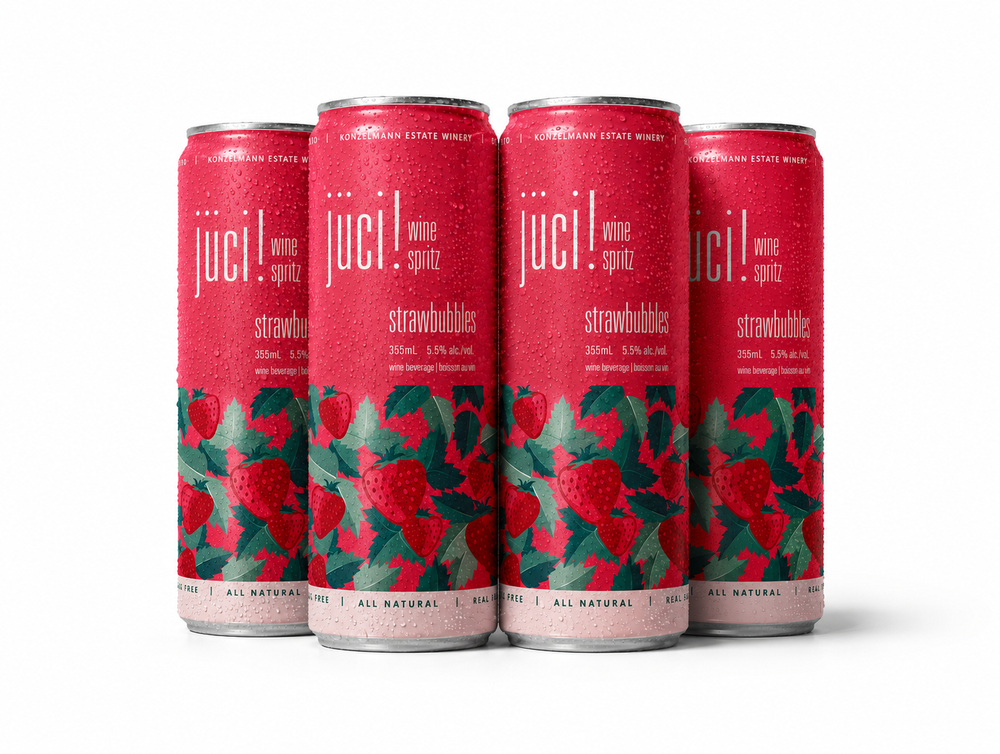 Juci! Strawbubbles (4 pack)