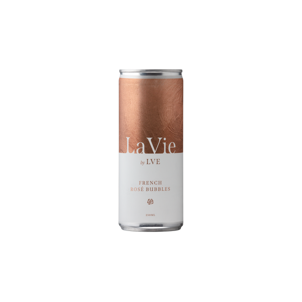 La Vie French Rosé Bubbles (12-Cans) | LVE Collection