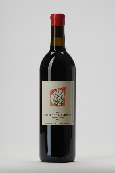 Bottle of 2023 Madson Massa Cabernet Sauvignon