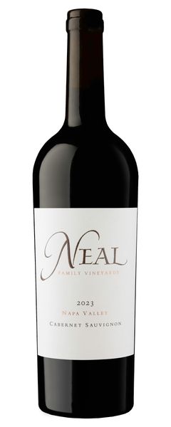 2023 Neal Family Vineyards Napa Valley Cabernet Sauvignon, certified organic Napa Valley red wine
