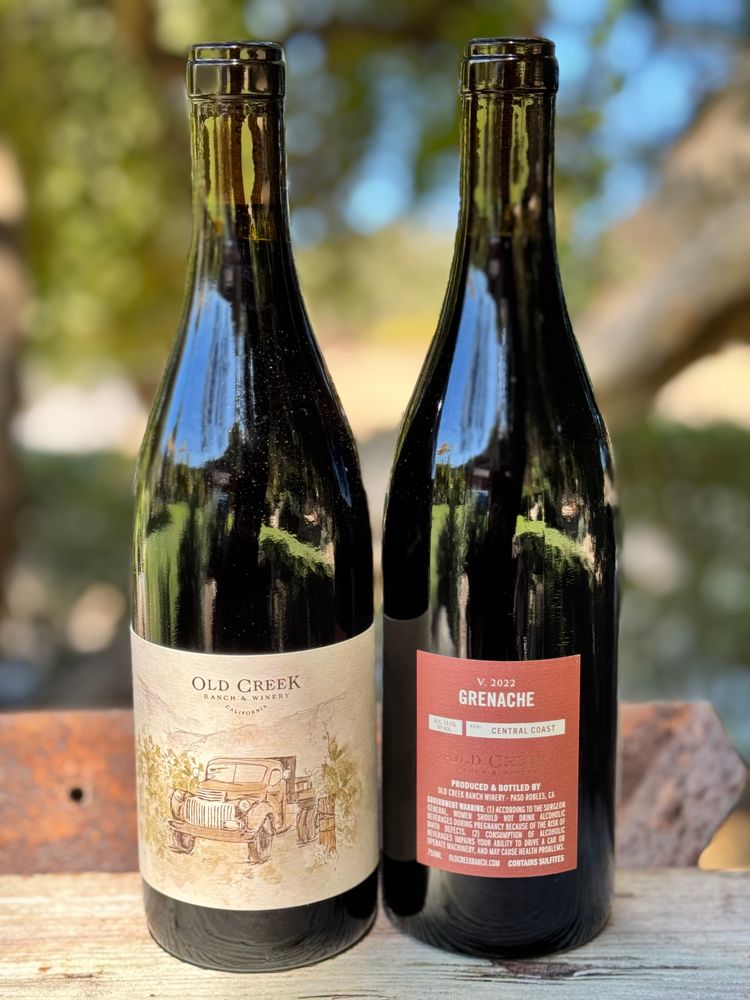2022 Grenache | Old Creek Ranch Winery