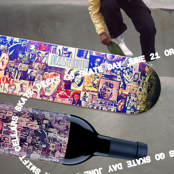 Orin Swift Advice Skate Deck and Wine Bundles