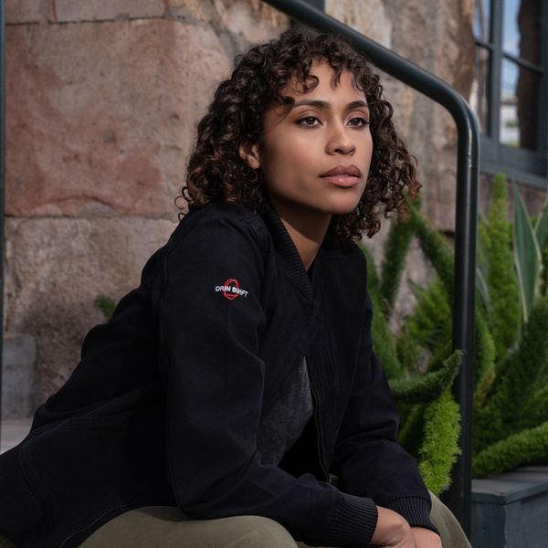 Women’s Black Bomber Jacket
