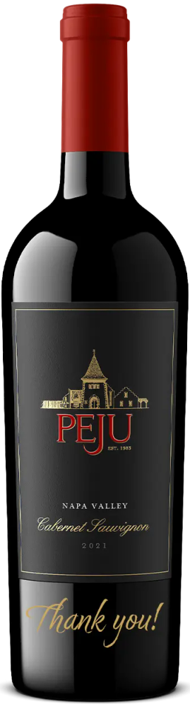 2021 Cabernet Sauvignon, Thank you! | PEJU Winery