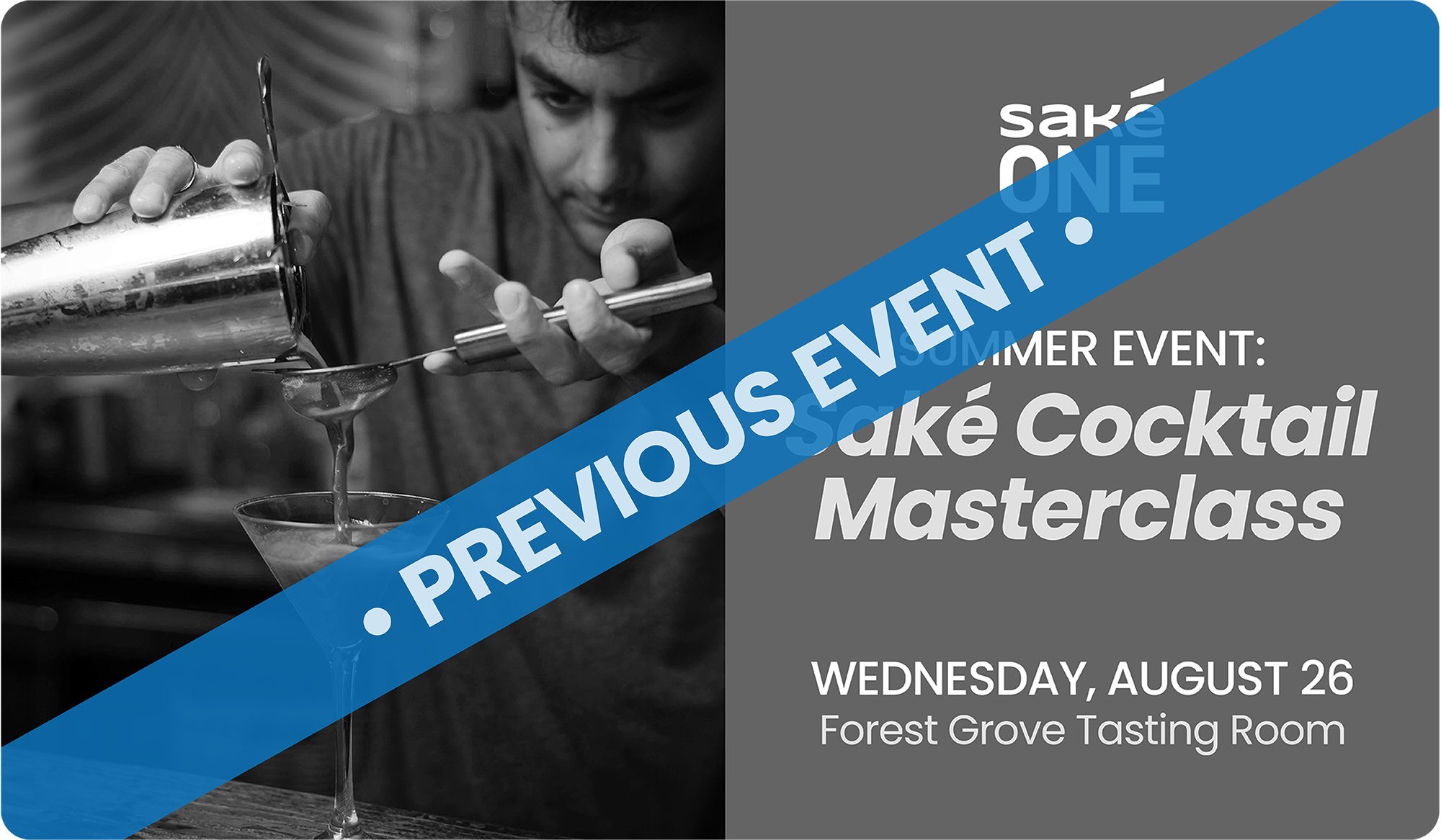 Shake Up Your Summer: The Saké Cocktail Masterclass (August 26)