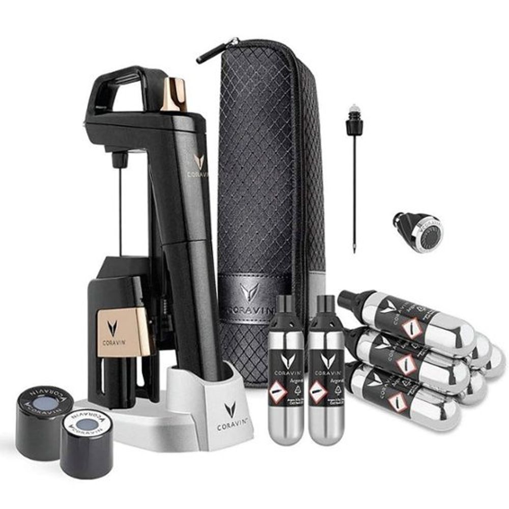 Coravin Timeless Six+ Premium Set in Anthracite | Sangiacomo