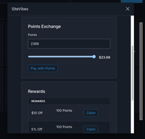 POS Rewards Widget