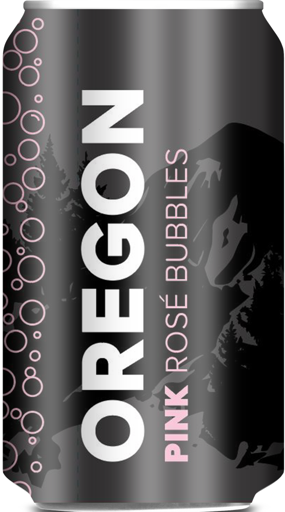 Canned Oregon Rosé Bubbles Case