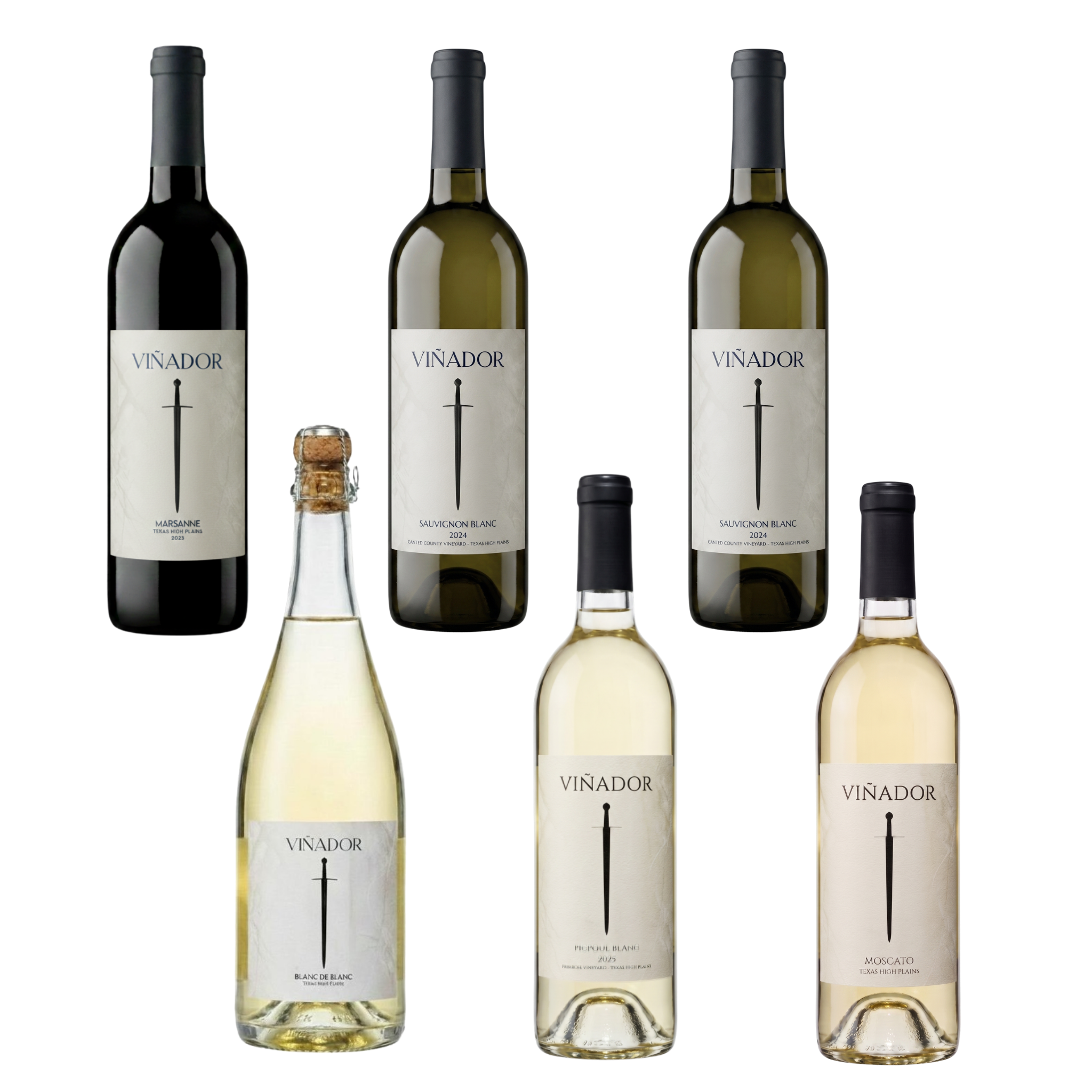 Viñador 6-Pack Sampler: White Wines ONLY