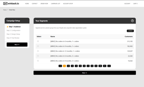 Use any C7 saved Query to build your audience